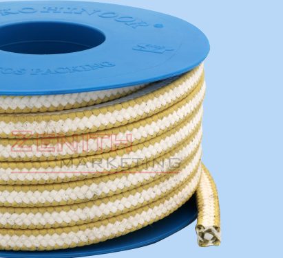 PTFE yarn with aramid